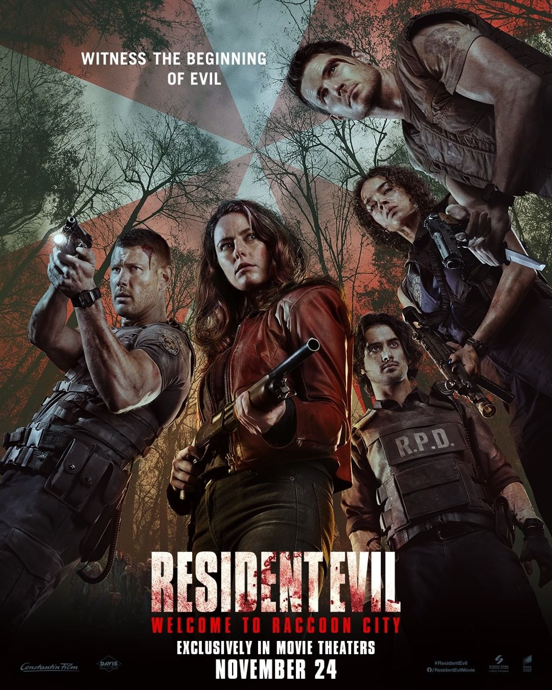 Personagens Principais Estampam Pôsteres De Resident Evil Bem Vindos A Raccoon City Roteiro E 