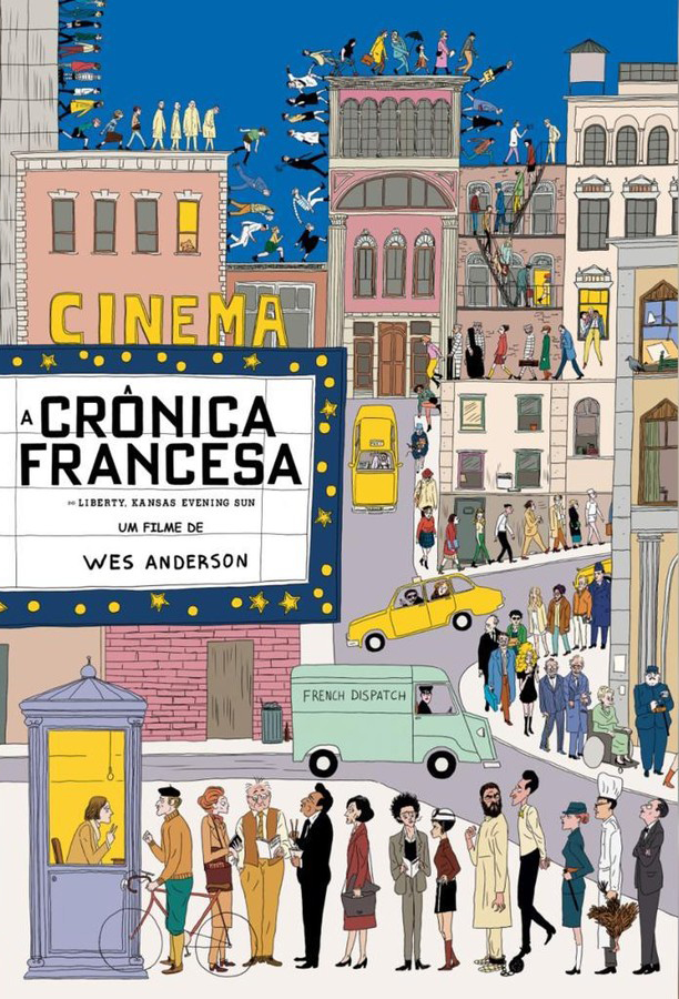 A Crônica Francesa, de Wes Anderson, tem novos pôsteres divulgados faltando 2 semanas para a estreia – Roteiro e Pipoca 🍿