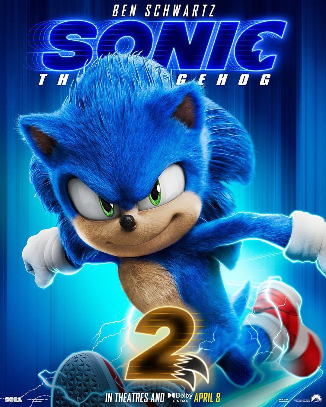 Mônica vira Sônica para promover Sonic 2: O Filme