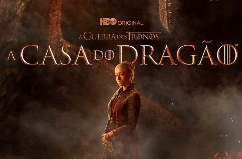  Novo pôster de A Casa do Dragão traz dragão e Rhaenyra Targaryen, interpretada por Emma D’Arcy