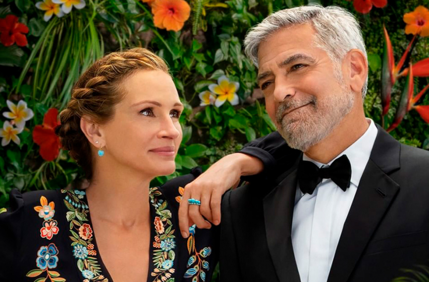  Julia Roberts e George Clooney estampam cartaz da comédia romântica Ingresso Para o Paraíso
