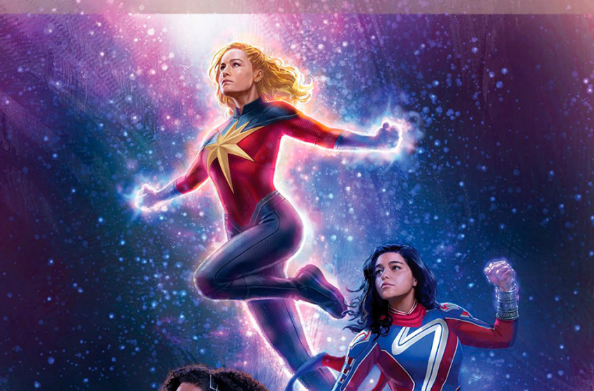  SDCC l Marvel divulga nova arte de As Marvels com Carol Danvers, Monica Rambeau e Kamala Khan